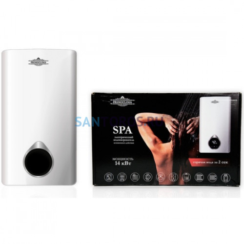 Водонагреватель PRIMOCLIMA SPA 14 кВт, белый, электрический проточный PC SPA 14 (W) PC SPA 14 (W)